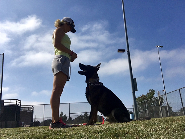 Amy Dixon and Woodstock